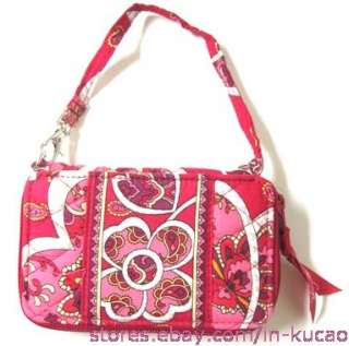 Vera Bradley Carry It All Wristlet in Rosy Posies mini wallet 2012 