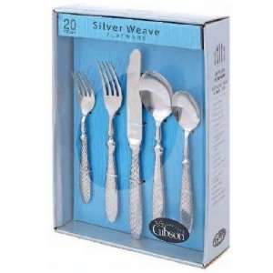  Gibson Arcata 20 Piece Flatware Set, Service for 4 