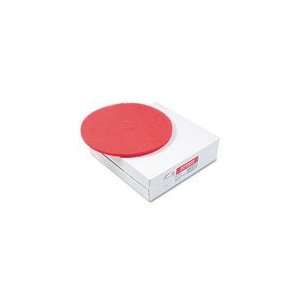   Cleaning & Polishing Pads, Red, 5 per Carton