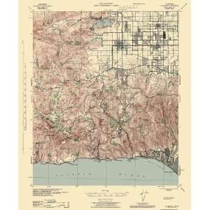 USGS TOPO MAP CALABASAS CALIFORNIA (CA) 1944 