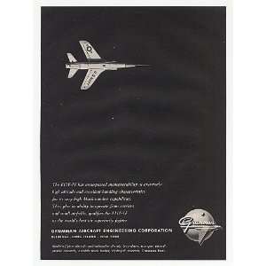  1959 US Navy Grumman F11F 1F Fighter Aircraft Print Ad 