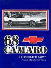 1968 Camaro Illustrated Facts and Features Manual MP0029