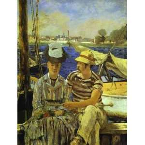 Manet   Argenteuil   Hand Painted   Wall Art Decor
