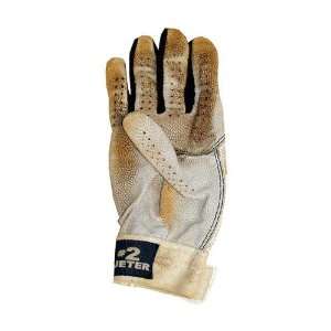   New York Yankees 2009 Game Used Batting Glove Sports Collectibles