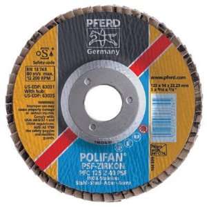  POLIFAN Flap Discs   fd 62054 4 1/2x 7/8 80grit polifan 