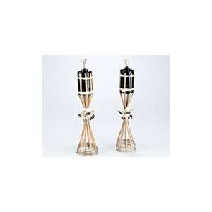  Bamboo and Seashell Polynesian Torches