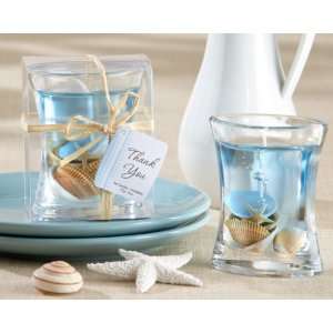  Seashells Gel Candle Beach Party Favors