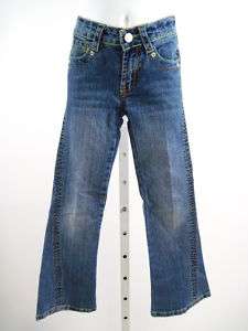 TRACTOR JEANS Girls Light Wash Denim Jeans Pants Sz 6X  