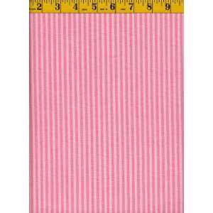  Quilting Fabric Strawberry Lemonade Pink Stripe Arts 