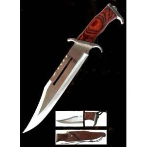 16 Rambo Style Knife and sheath Stainless blade Sports 