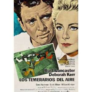   Spanish 27x40 Burt Lancaster Deborah Kerr Gene Hackman