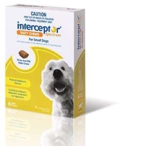  Interceptor Spec. Small Dogs Chews 6pk
