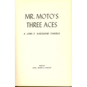  MR. MOTOS THREE ACES THANK YOU, MR. MOTO THINK FAST, MR 