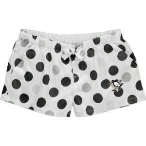 Pittsburgh Penguins Womens Soiree Sateen Shorts Sports 