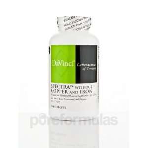  Spectra without Copper & Iron 240 tablets by DaVinci Labs 
