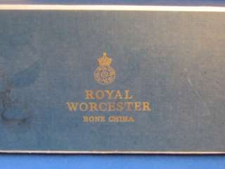 Royal Worcester BOXED SET 2 Floral Dishes & trinket cup  