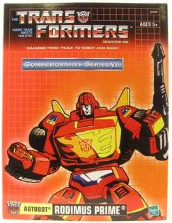 Transformers TRU G1 Commemorative Series VII Reissue Rodimus Prime 