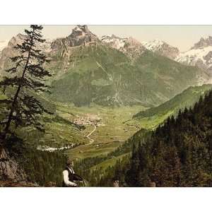   Engelberg Valley from the Arni Alps Unterwald Switzerland 24 X 18.5