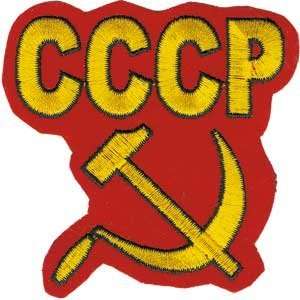  Russia CCCP Logo   3 tall Sew / Iron on Patch Arts 