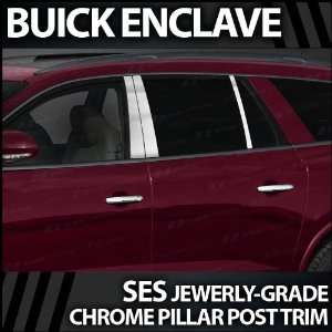  2008 2010 Buick Enclave 6pc. SES Chrome Pillar Trim Covers 