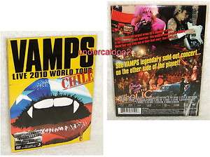 VAMPS LIVE 2010 WORLD TOUR CHILE Taiwan DVD (LArc~en~Ciel Hyde KAZ 