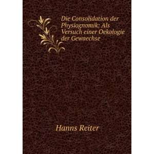    Als Versuch einer Oekologie der Gewaechse Hanns Reiter Books