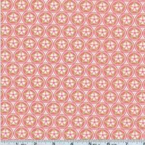 45 Wide Moda Pack Your Bags French Floral Pink/White Fabric By The 