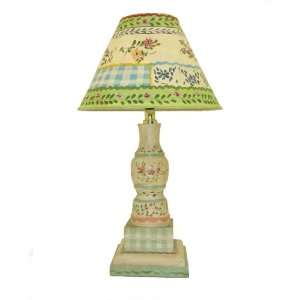    painted French Country Floral Lamp by Jane Keltner