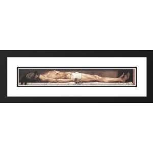 Holbein, Hans (Younger) 24x11 Framed and Double Matted The Body of the 
