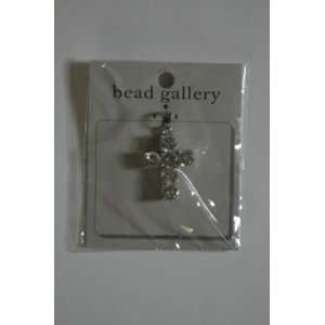  Bead Gallery Crystal Cubic Zirconia Cross 32 mm x 24 mm 
