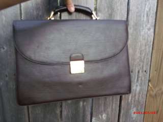 Brown Leather Valise Briefcase Business case  
