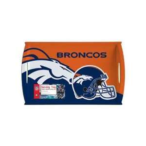  Denver Broncos Nfl Melamine Serving Tray (18 X 11 