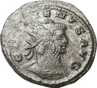 Gallienus Silvered AE Antoninianus Ancient Roman Coin  