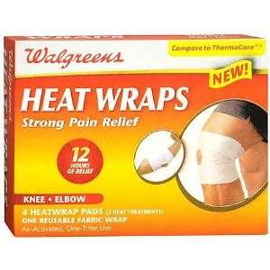   Knee Heat Wraps, 2 ea