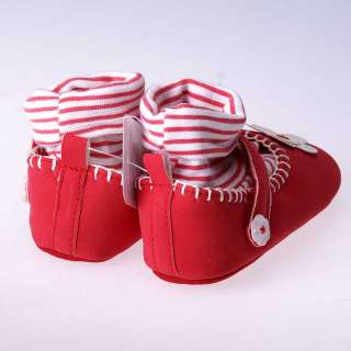 Red Warm Kids infant toddler baby girl high top shoes boots size 4 12 