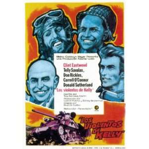  Kelly s Heroes (1970) 27 x 40 Movie Poster Spanish Style C 