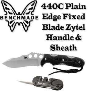  Benchmade 14100 Heckler & Koch 3.62in. Plain Edge Fixed 