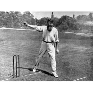  W.G. Grace Bowling at the Crystal Palace Cricket Ground 