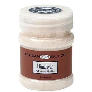 Artisan Salt Himalayan Pink Mineral FINE Gourmet Salt Flip Top Jar   9 