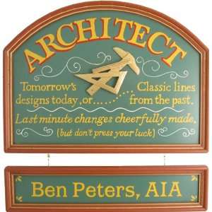  Architect Gift Sign Personalized