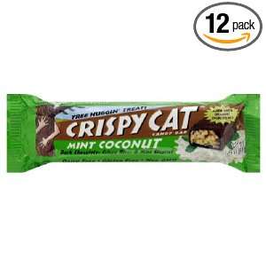 Crispy Cat Organic Mint Coconut Candy Bar ( 12x1.75 OZ)  