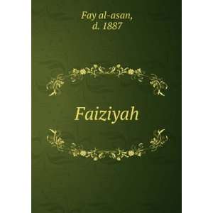  Faiziyah d. 1887 Fay al asan Books