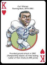 Penn State Nittany Lions NCAA Football Playing Poker Cards Fans Hero 
