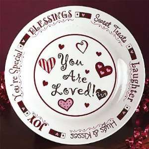  YOU ARE LOVED INSPIRATIONAL PLATE 