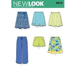  New Look Sewing Pattern 6975 Misses Skirts, Shorts and Pants 