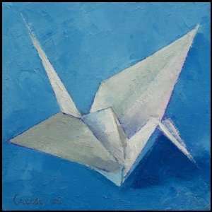  Origami Crane Stamp