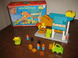 Fisher Price Little People Lift & Load Depot Fork Truck  
