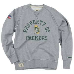  Green Bay Packers Vintage Fleece Crew Shirt Sports 
