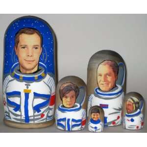  NASA USSR Space * Cosmonauts * Gagarin * Russian Nesting 