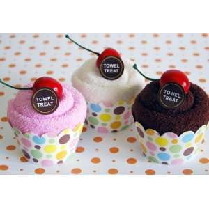  Cupcake Towel Cake (3 Colors Available)